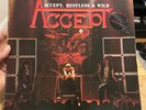 Accept RESTLESS AND WILD Record LP 1983 Limited Red Vinyl UK Press Bad Cover