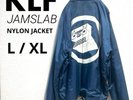 KLF Vintage Coach Jacket Navy XL 90s Nylon Oversized Unisex Fashion