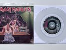 Iron Maiden: Twilight Zone / Wrathchild SOLID LABEL 7” CLEAR Vinyl Single Record