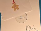 KYLIE MINOGUE Christmas Fully Wrapped Test Pressing With KM Gift Bag Vinyl