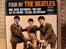 Four By THE BEATLES e.p.  4 Song Capitol EAP 1-2121 1964 45 rpm & Pic Sleeve