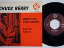 CHUCK BERRY Memphis Tennesse STUNNING  Sweden 45 Let It Rock r&b swedish HEAR