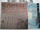 SOCIAL DISTORTION Prison Bound VG+ RESTLESS original translucent vinyl LP insert