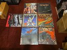 Y&T Mean Streak Fire Count Earthshaker Tiger Trust Contagious 7 VINYL LP Lot