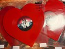 ABBA - Lay All Your Love On Me/I’ve Been Waiting For You Heart Shaped Red Vinyl
