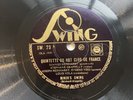 78 RPM DJANGO REINHARDT & Hot Club de FRANCE Minor's / Viper's dream - SWING 23