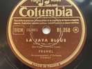 78 RPM FREHEL & orchestre PIERROT - La java bleue - COLUMBIA BF 358
