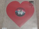 ABBA - Lay All Your Love On Me/I’ve Been Waiting For You Heart Shaped Red Vinyl