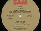 I Can't Stop / I Get A Kick - John Davis & The Monster Orchestra | Vinyl Record