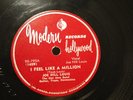 BLUES JOE HILL LOUIS I Feel Like A Million / Heartache Baby MODERN 795  E-/V