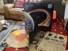 Rainbow Down To Earth Clear LP Album Vinyl POLD 5023 - VG/EX Rare Merch Sheets