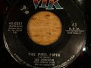 HEAR -1956 POPCORN ROCK'N'ROLL JIVER - LEE DENSON - THE PIED PIPER - VIK