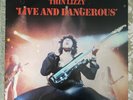 Thin Lizzy Live And Dangerous Gatefold Double LP Album Vinyl Record VG+