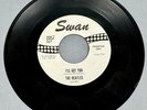 The Beatles 45 rpm Promo ''Swan White Label with Black Print'' She Loves You''