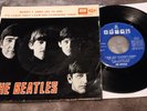 BEATLES SINGLE SPAIN ERROR  DOBLE D IMPRESION ORIGINAL EPOCA COLECCION