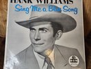 HANK WILLIAMS  10” RECORD ‘SING ME A BLUE SONG’ (MGM) UK PRESSING