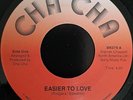 SONIA/MALCOLM X - EASIER TO LOVE/OVERNIGHT PLAYERS - 45 CHA CHA REGGAE LOVERS