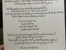 Destination: Beautiful Vinyl Plus This Time Is The Last Time Handwritten Lyrics