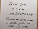 ELTON JOHN  King Biscuit Flower Hour ◉ 2-Vinyl 12