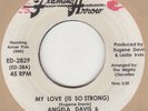 Angela Davis My Love (is so strong) Carver (with home made label) Soul Northern