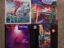 4 LP's  PETRA Beat The System, This Means War, Never Say Die, Back to the Street
