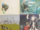 JONI MITCHELL 4 LPs: Dog Eat Dog, For Roses, Hissing Summer, Ladies Of Canyon
