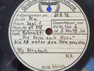 WW2 German Reichsrundfunk Radio Program 78 rpm record schellack