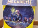 MEGADETH Rust In Peace Original 1990 Picture Disc LP DAVE MUSTAINE UK Import