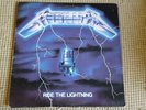 Metallica Ride The Lightning Vinyl Gold Stamp White Label Promo 1984
