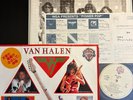 VAN HALEN 1984 JAPAN LP OBI STICKERS POSTCARD Aerosmith DAVID LEE ROTH Rare