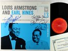 Louis Armstrong/Earl Hines - Story Vol. 3 LP - Columbia Mono VG+ Autograph COA
