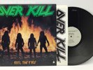 Overkill Feel The Fire 1985 Repress Album LP Vinyl Record (Megaforce MRI 1469)