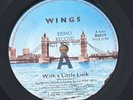 Paul McCartney & Wings With A Little Luck 45rpm UK Pressing R6019 Promo Stamp