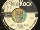 HEAR Al Downing 45 Down On The Farm/Oh Babe WHITE ROCK rockabilly R&B rocker Big