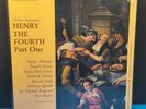 Shakespeare HENRY THE FOURTH Part One 3 Vinyl LP Record Box Set