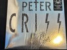 PETER CRISS SIGNED 2025 LP  SILVER VINYL ALBUM KISS New