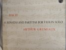 Arthur Grumiaux BACH Sonatas and Partitas -  Philips 3 LP set
