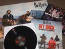 The Beatles GET BACK set w ROOFTOP LP, photo label-photo inner-POSTER