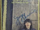 SIGNED  George Harrison All Those Years Ago/ Writings On The Wall 45 RPM Record.