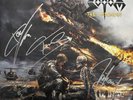 SODOM the Arsonist LP - yellow/black Splatter Vinyl, lim. 300, signed, Autogramm