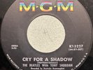 The Beatles-WHY/CRY FOR A SHADOW 1964 MGM 45rpm single Bloomfield press