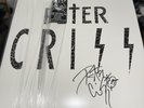 PETER CRISS SIGNED 2025 LP WHITE VINYL ALBUM KISS NY 12/19/25 ROUGH TRADE NYC