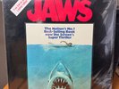 SEALED 1975 SOUNDTRACK LP / Jaws / 1975 1st press with IRON-ON PATCH HYPE- RARE