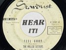 Wild NY Girl Group R&B Rocker Soul 45 THE MILLER SISTERS Feel Good STARDUST wlp