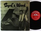 Donald Byrd - Byrd's Word LP - Savoy - MG-12032 Mono DG RVG