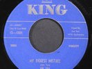 JOE TEX: my biggest mistake / right back to my arms KING 7
