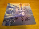SAXON LP STRONG ARM METAL BEST OF Carrere 681 FRANCE 1984 AUTOGRAPHED X 6 AC/DC