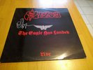 SAXON LP THE EAGLE HAS LANDED LIVE Carrere 67870 FRANCE 1982 AUTOGRAPHED NWOBHM