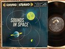 SOUNDS IN SPACE KEN NORDINE DEMONSTRATION LP 1958 US RCA LIVING STEREO EX