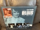 ELVIS PRESLEY Elvis On Tour  2 LP with Hype Sticker Red Vinyl Hampton RD Concert